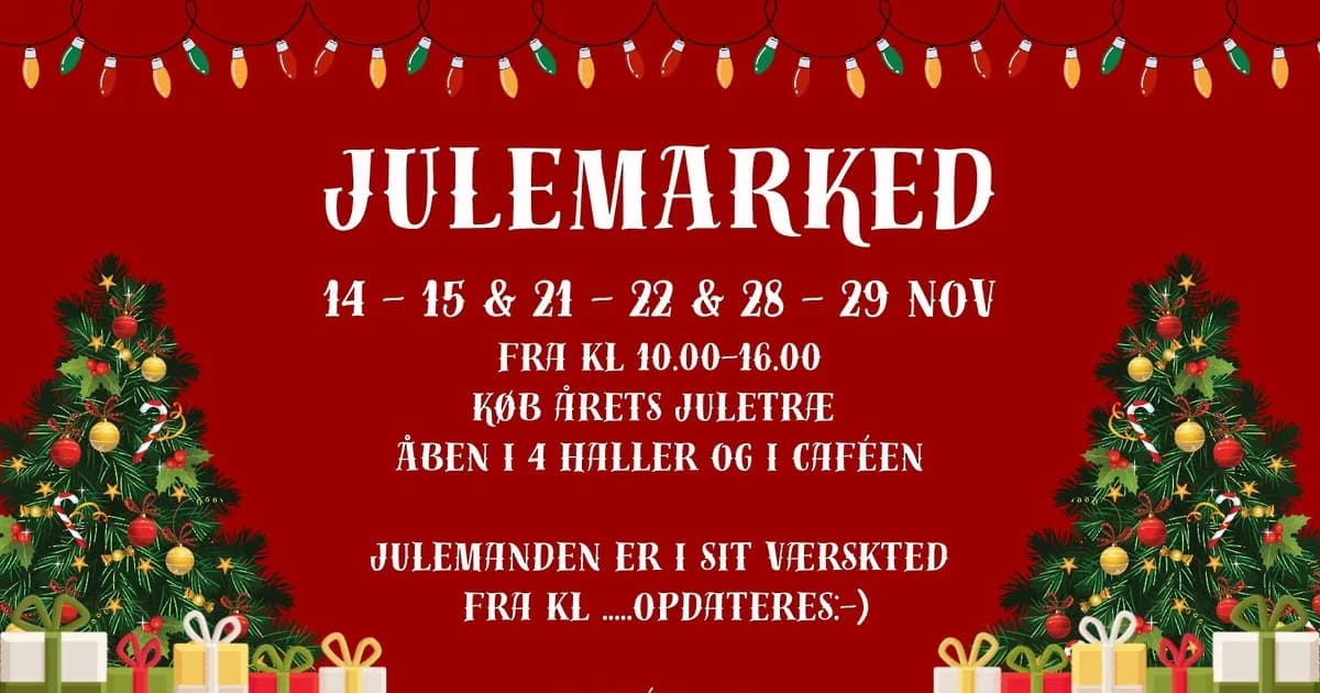 Julemarked på Haughus Gods