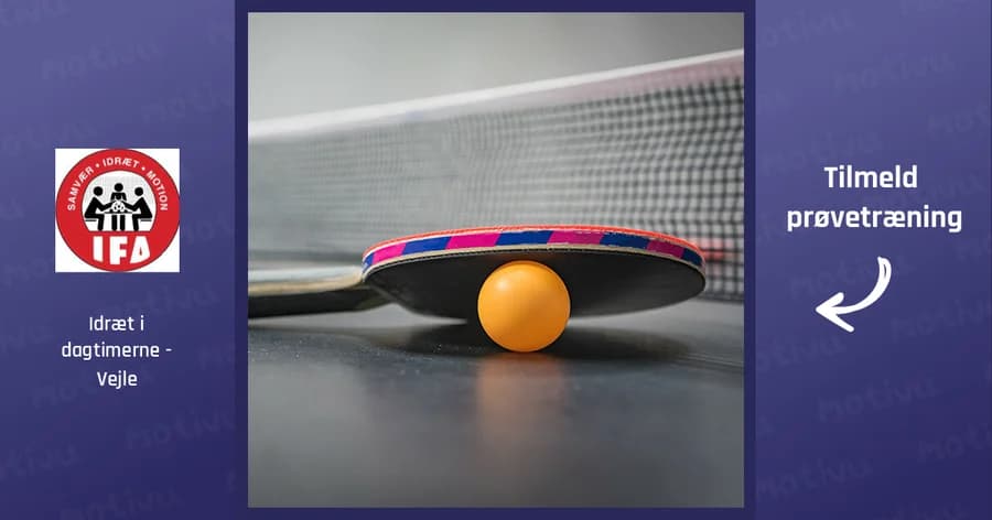 Bordtennis for borgere med Parkinson