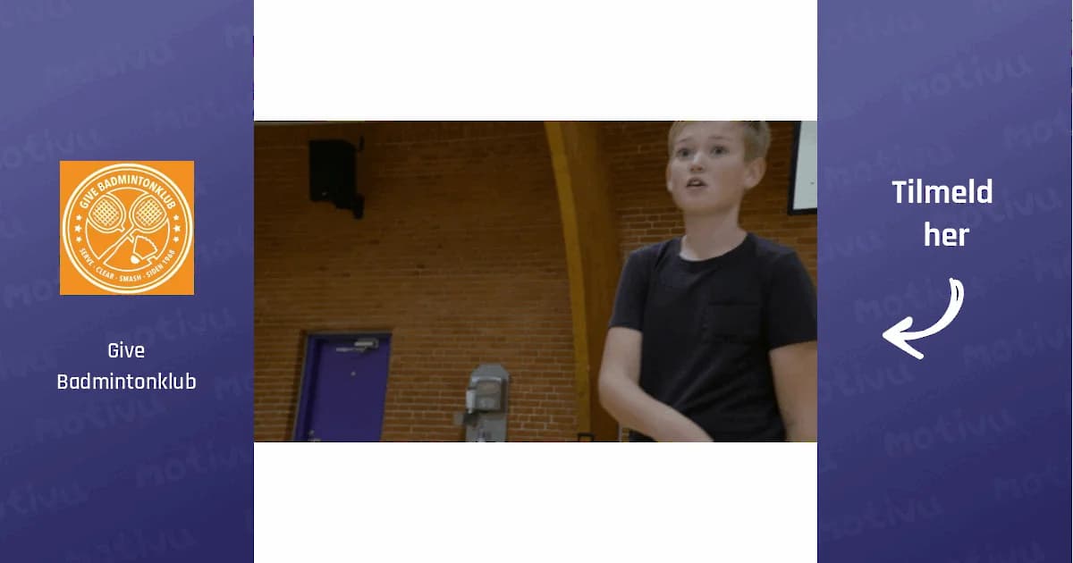 Ungdom Niveau 1 – Badmintontræning for begyndere