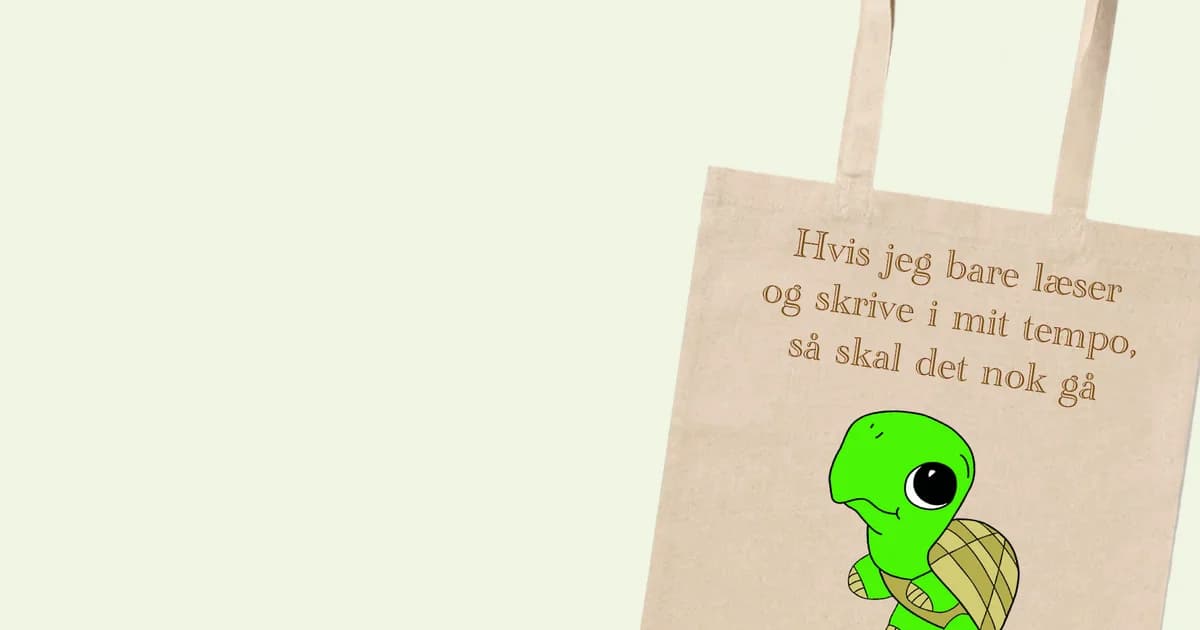 Citat- og muleposeworkshop // UGE 40 for ordblinde børn