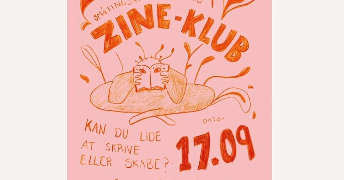 Zine-klub d. 17. september!