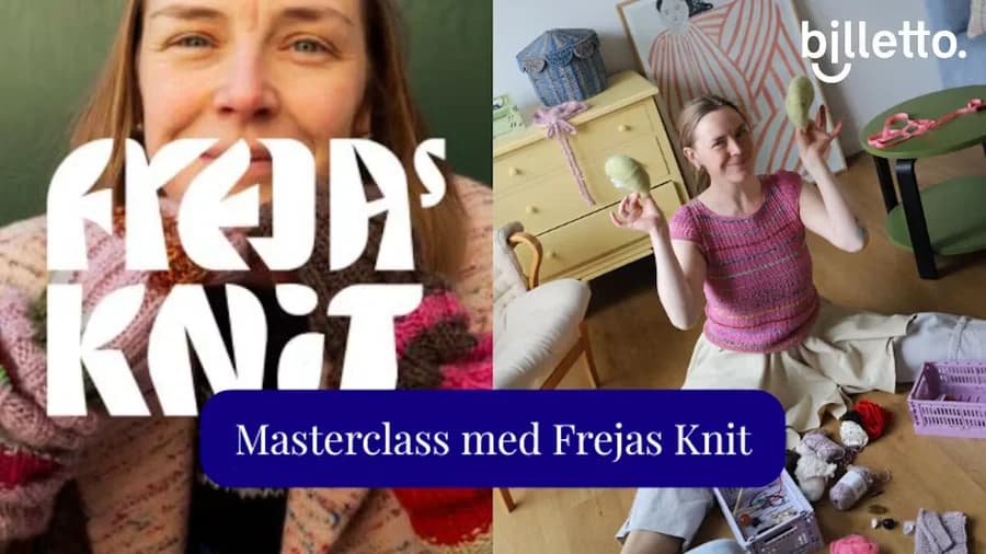 Masterclass og foredrag med Frejas Knit - Lær at bruge dine garnrester