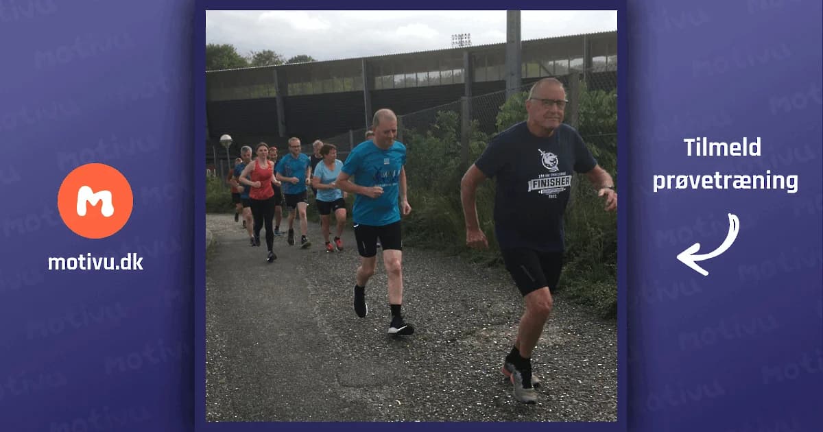 Løbehold tempo 6.00-5.30 minutter/km
