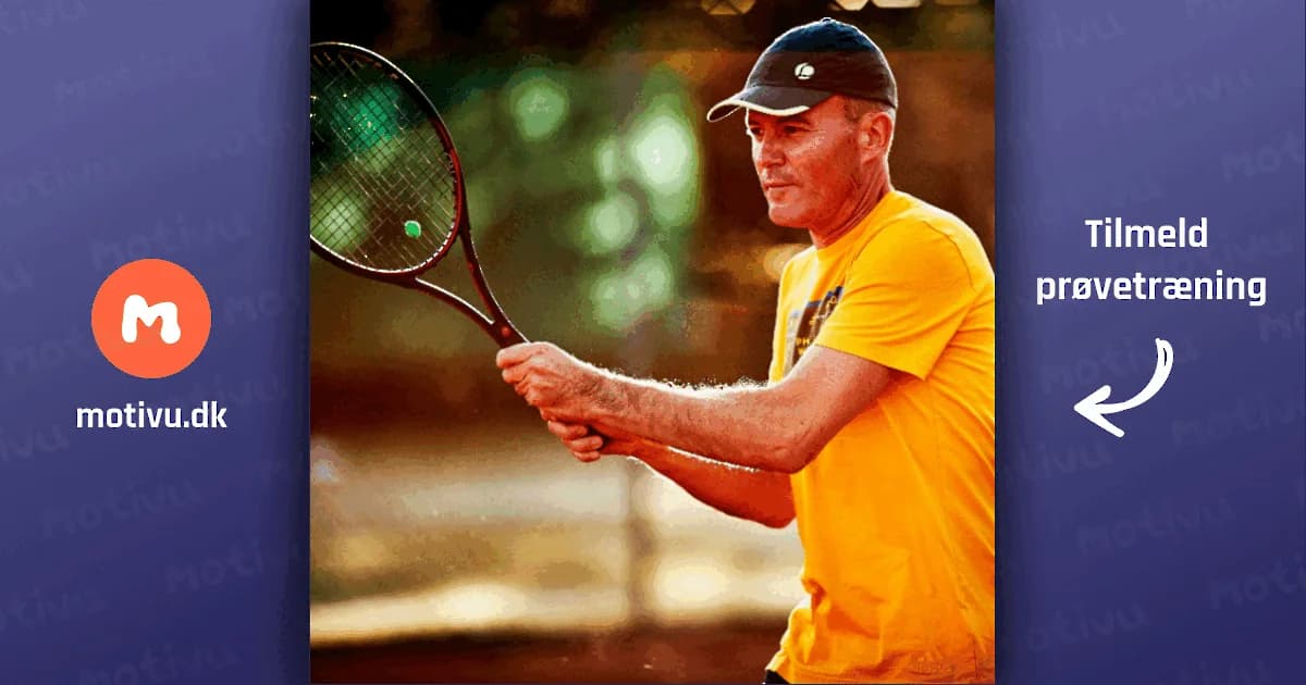 Senior Tennistræning for let øvede
