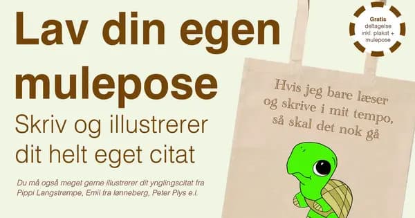 Designet og illustrer din egen mulepose